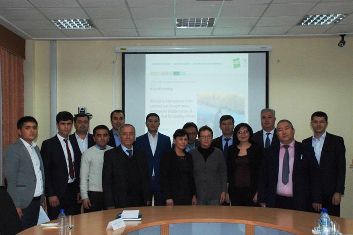 Participants of the kick-off meeting in Tashkent (Uzbekistan) on the project BioWat | Quelle: © Ilhom Abdurahmanov.