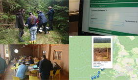 Student work in the field, at the hostel, and the results of data publication in the BonaRes profile database
