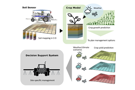 Infografik zum Projekt Intelligence for Soil