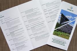 Programm des Vierten Nationalen Forums Agri-PV: „Marktentwicklungen der Agri-PV“