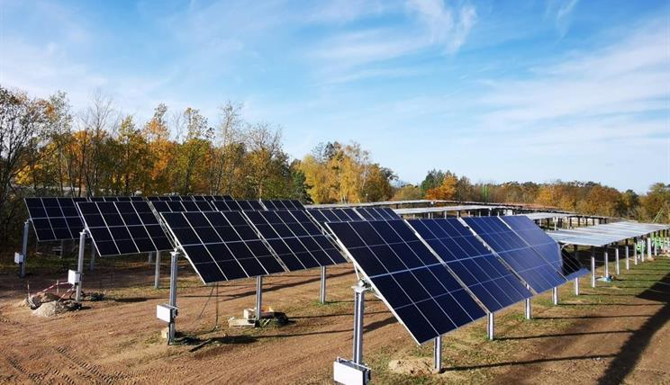 Agri-PV-Anlage am ZALF