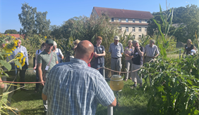 Diskussion zur Moorwiedervernässung auf der Lysimeterstation Paulinenaue