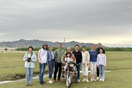 Gruppenbild bei der Exkursion des SinoPES-Projektes nach China
