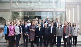 Die Delegation an der Chinese Agricultural University (CAU)