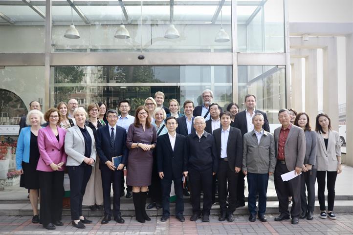 Die Delegation an der Chinese Agricultural University (CAU) | Quelle: © CAU.