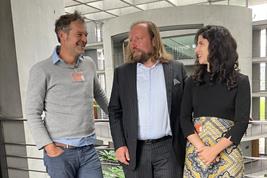 PD Dr. Stefan Sieber, Dr. Anton Hofreiter, Michelle Chevelev-Bonatti (v.l.)