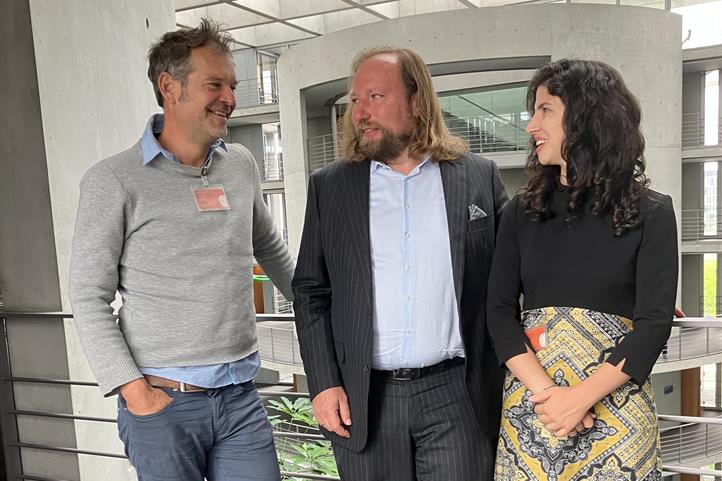 PD Dr Stefan Sieber, Dr Anton Hofreiter, Michelle Chevelev-Bonatti (from left) | Source: © Laura Geßner/Büro MdB Dr. Anton Hofreiter.