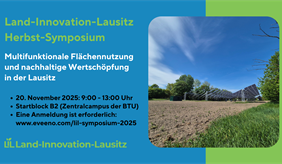 Einladung zum Land-Innovation-Lausitz Herbst-Symposium