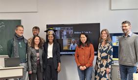 PhD completion with the evaluation committee members