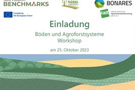 Einladung zum Workshop über Böden und Agroforstsysteme