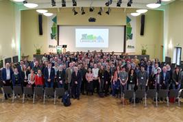 Teilnehmende der ersten internationalen Fachkonferenz „Landscape 2018“ Berlin