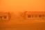 The orange color is characteristic of smog caused by dust emissions.  © Carsten Hoffmann | ZALF