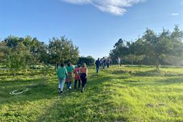 Farm tour in eastern Brandenburg