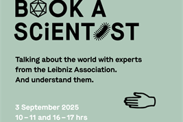 Two researchers present their topics at Book a Scientist