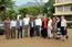 Parliamentary State Secretary Michael Stübgen (BMEL) with project partners of the Scale-N project at Sokoine University, Morogoro (Tanzania).  © Hendrik Schneider / ZALF