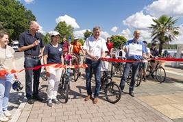 Eröffnung des ersten an den Klimawandel angepassten Radweg Deutschlands – die „Kühle Spur“