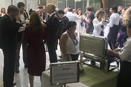 Besucher der Dialogveranstaltung, São Paulo Brasilien