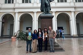 After the successful defense of Giovanna Chavez's doctoral thesis (2nd from left)