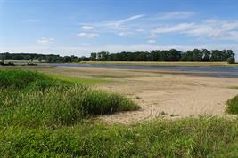 River Elbe (Germany) in June 2018